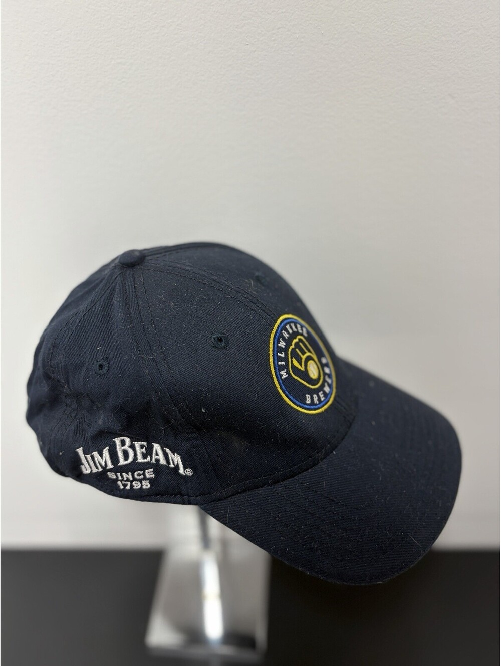 Milwaukee Brewers & Jim Beam MLB Genuine Merchandise Adjustable Baseball Hat
